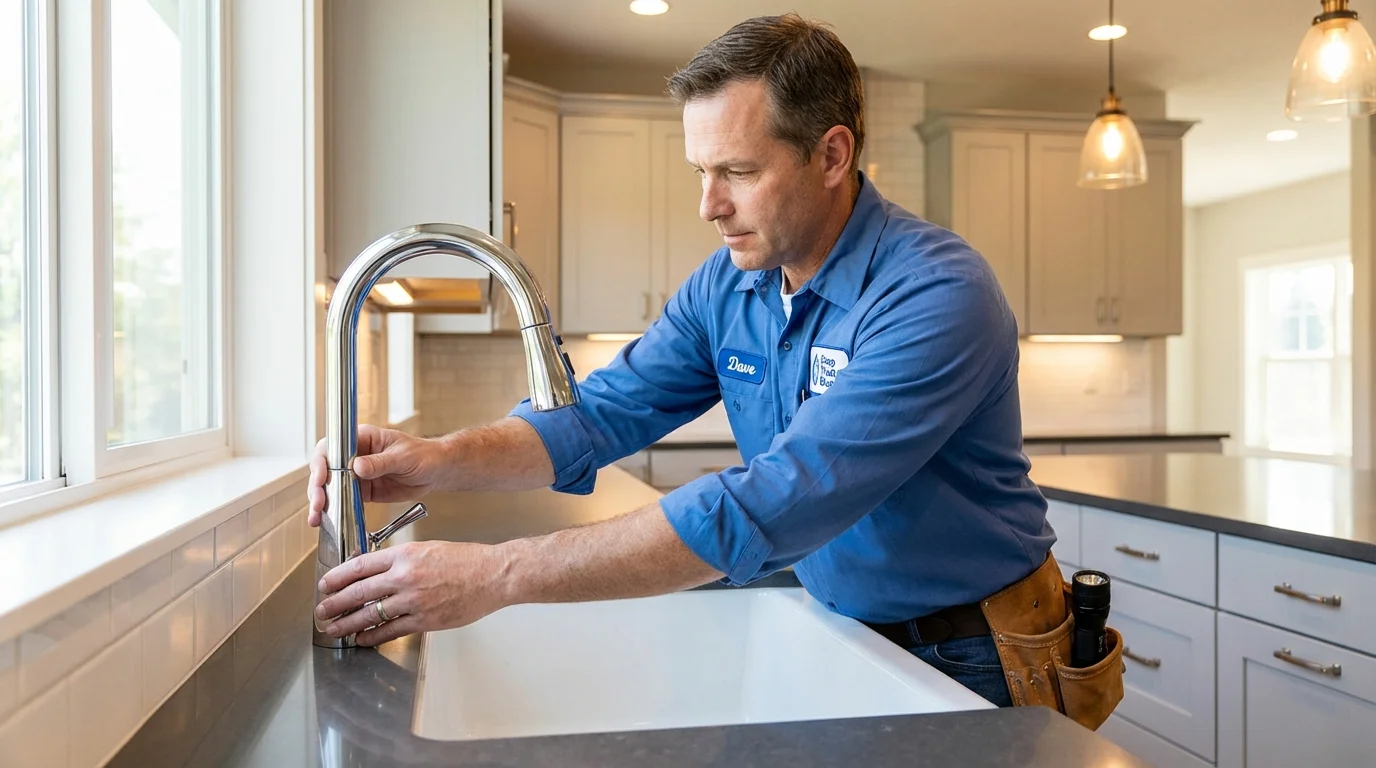 Kitchen faucet installation by Johns Plumbing LLC in Greenback
