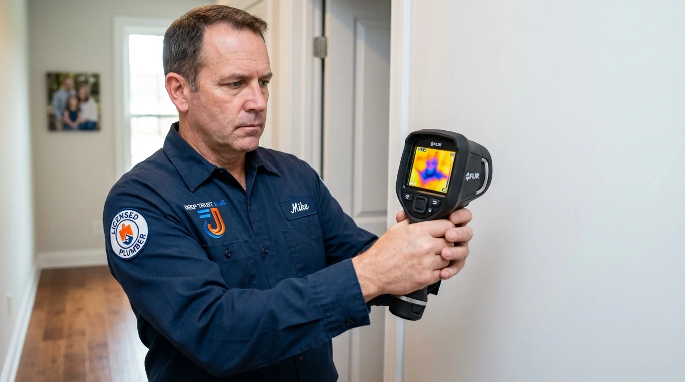 Thermal imaging leak detection by Johns Plumbing LLC in Greenback
